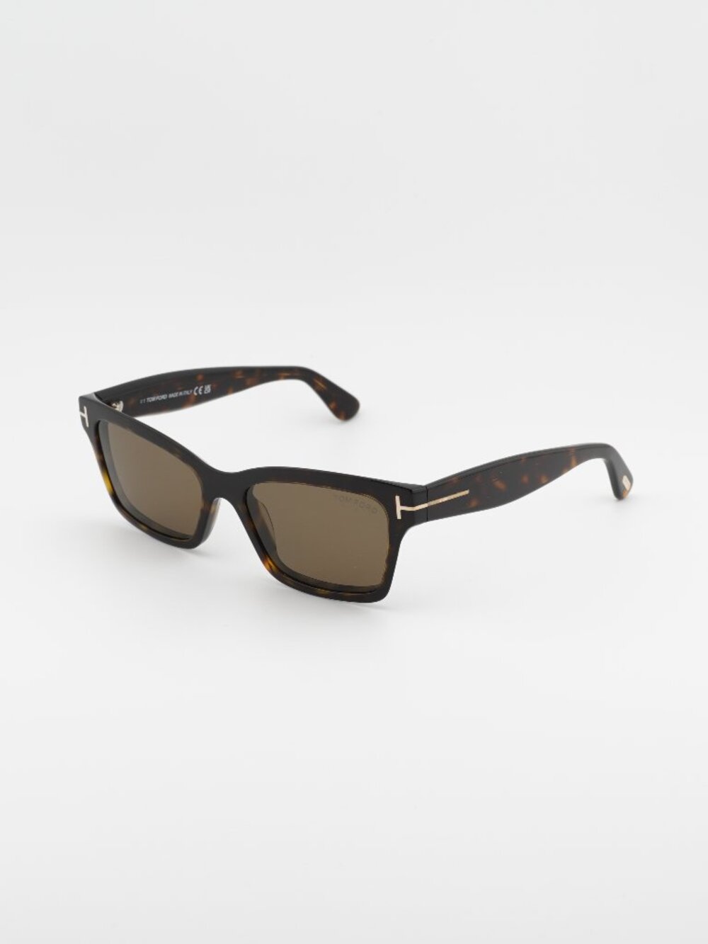 Tom Ford Mikel FT1085 52H Sunglasses Havana Rectangle Frame, Polarized Lenses